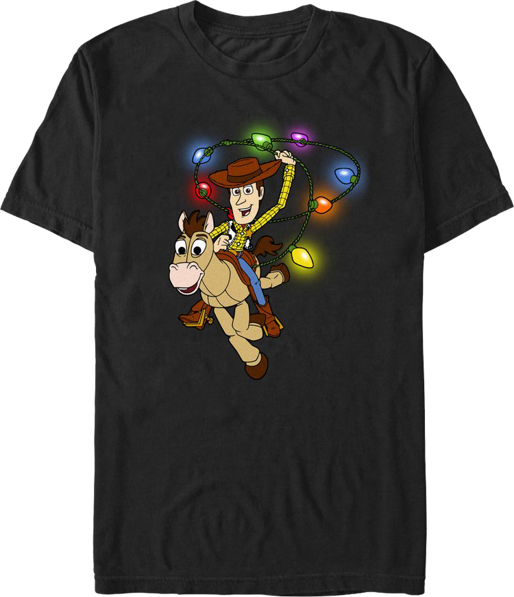 Woody's Christmas Lasso Toy Story T-Shirt