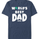 World's Best Dad NASA T-Shirt thumbnail