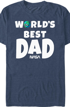 World's Best Dad NASA T-Shirt