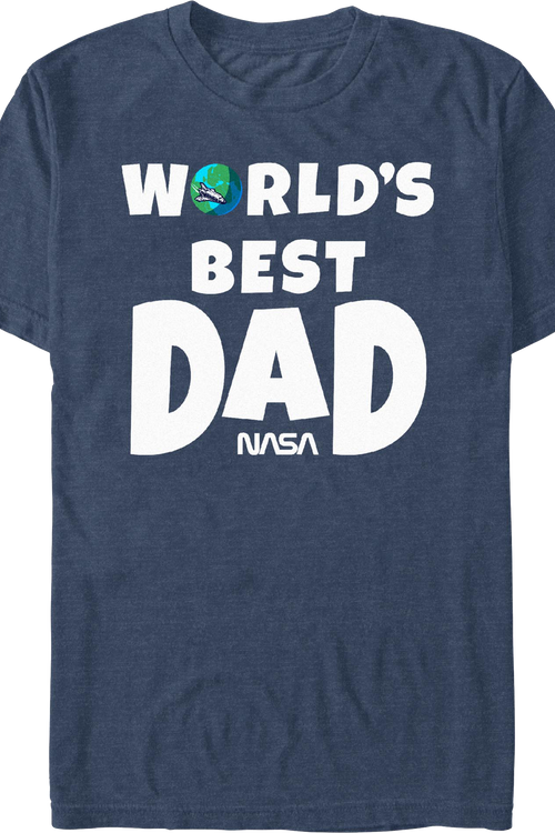 World's Best Dad NASA T-Shirt