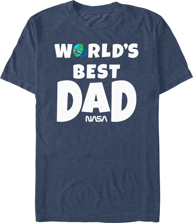 World's Best Dad NASA T-Shirt