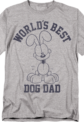 World's Best Dog Dad Garfield T-Shirt