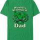 World's Strongest Dad Incredible Hulk Marvel Comics T-Shirt thumbnail