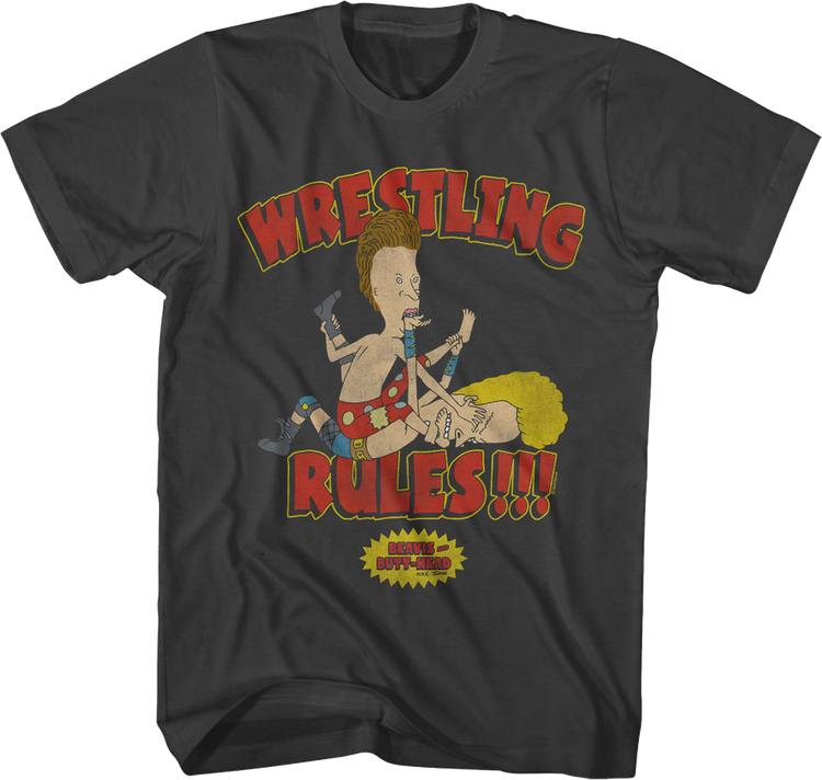 Wrestling Rules Beavis And Butt-Head T-Shirt