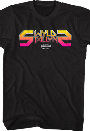 Wyld Stallyns Colorful Logo Bill and Ted's Excellent Adventure T-Shirt