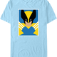 X-Men Wolverine Art Deco Marvel Comics T-Shirt thumbnail