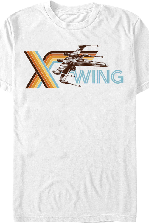X-Wing Retro Flight Star Wars T-Shirt