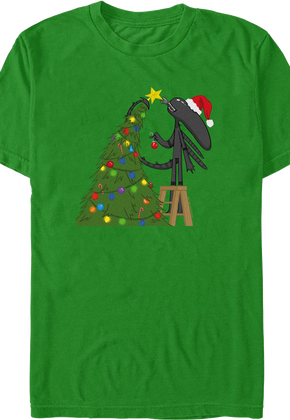Xenomorph Christmas Tree Alien T-Shirt