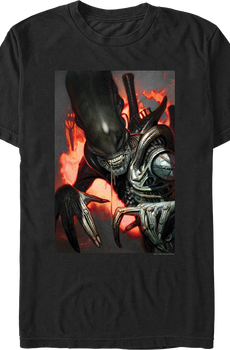 Xenomorph Flames Alien T-Shirt