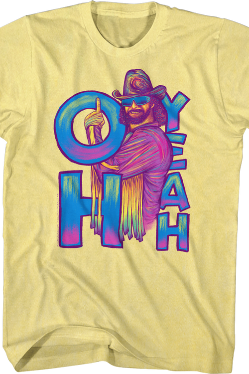 Yellow Oh Yeah Macho Man Randy Savage T-Shirt