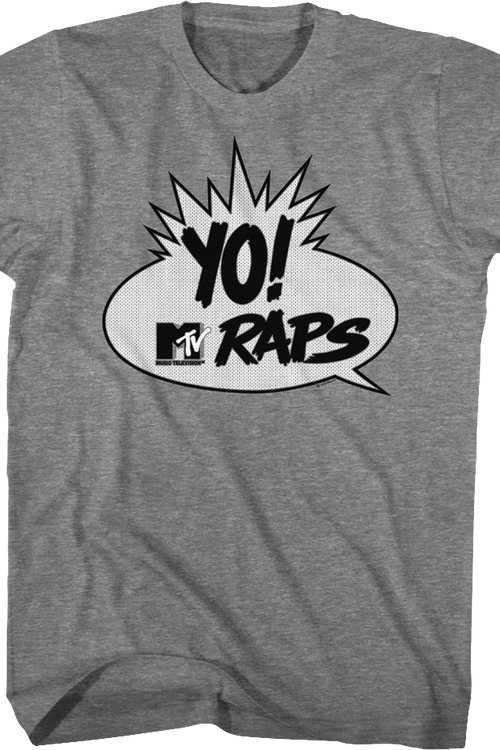 Yo! MTV Raps Vintage Logo MTV Shirt