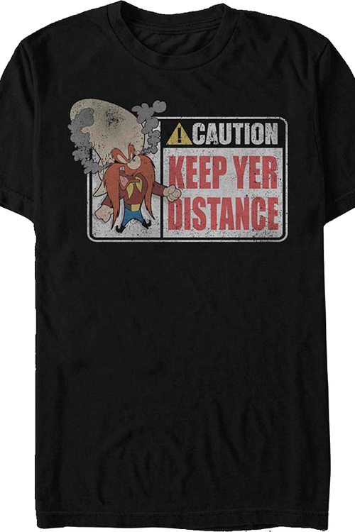 Yosemite Sam Keep Yer Distance Looney Tunes T-Shirt