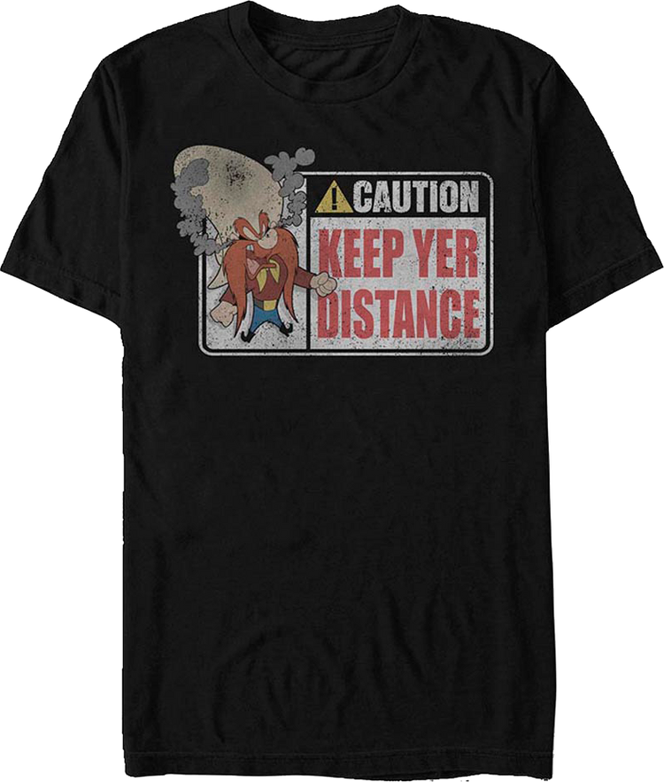Yosemite Sam Keep Yer Distance Looney Tunes T-Shirt