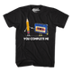 You Complete Me Pencil & Cassette T-Shirt thumbnail