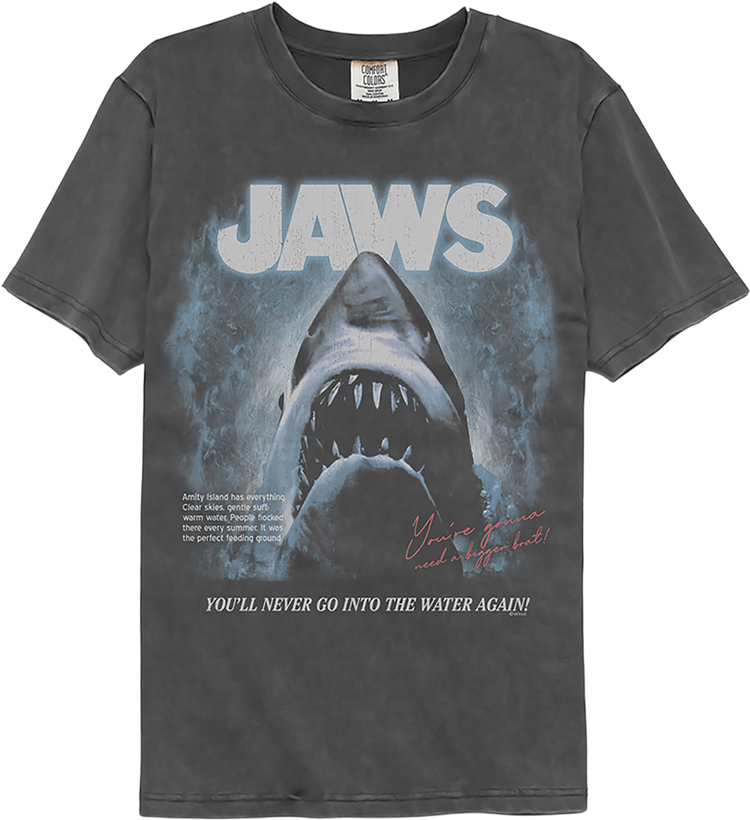 You'll Never Go Into The Water Again Jaws Comfort Colors Brand T-Shirt