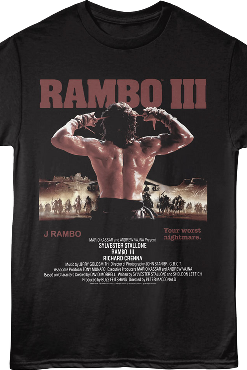 Your Worst Nightmare Rambo III T-Shirt