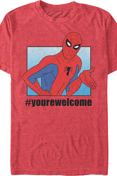#yourewelcome Spider-Man Marvel Comics T-Shirt