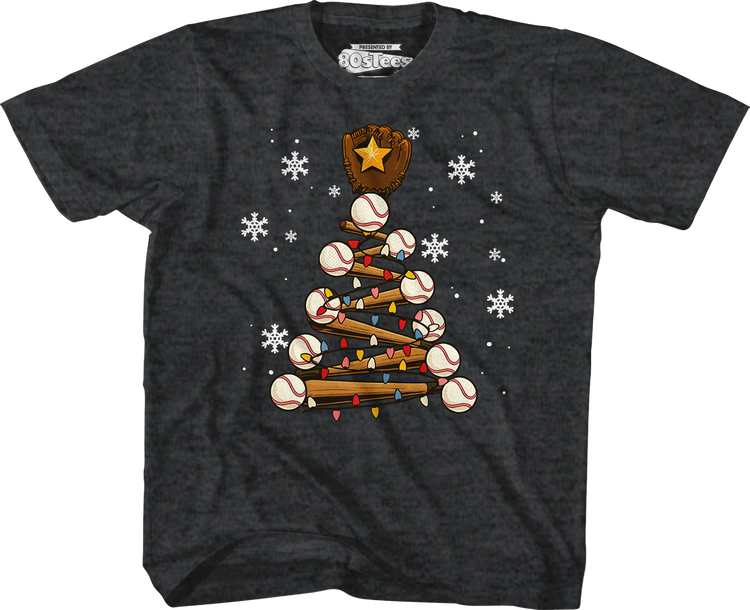 Youth Baseball Tree Shirt