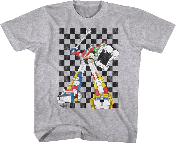 Youth Checkerboard Defender Voltron Shirt