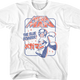 Youth Distressed Blue Bomber Mega Man Shirt thumbnail