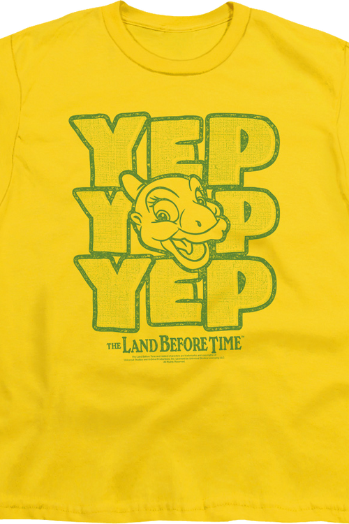 Youth Ducky Yep Yep Yep Land Before Time Shirt