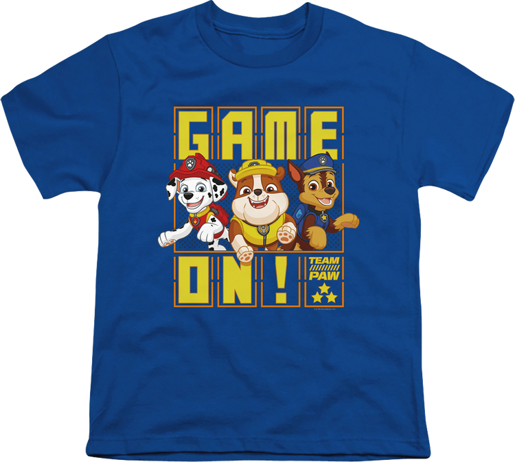 Youth Game On PAW Patrol Shirt
