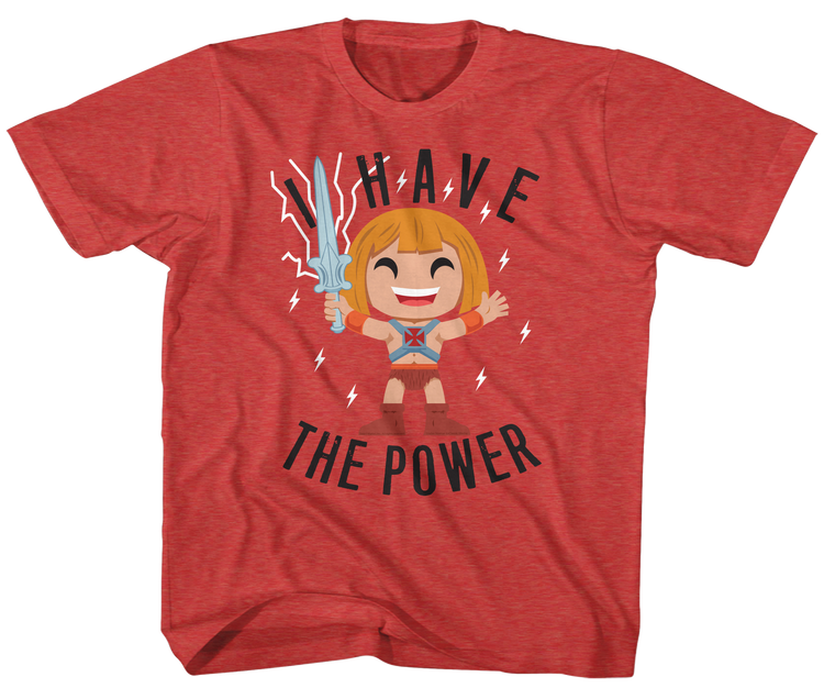 Youth He-Man I Have The Power Masters of the Universe Shirt