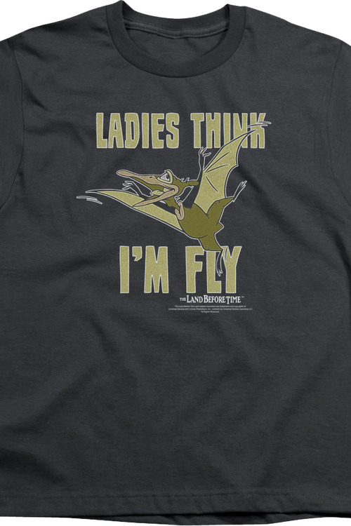 Youth Ladies Think I'm Fly Land Before Time Shirt