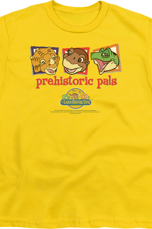Youth Prehistoric Pals Land Before Time Shirt