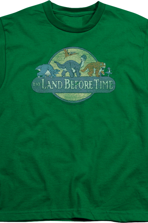 Youth Retro Logo Land Before Time Shirt