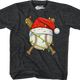 Youth Santa Baseball Shirt thumbnail