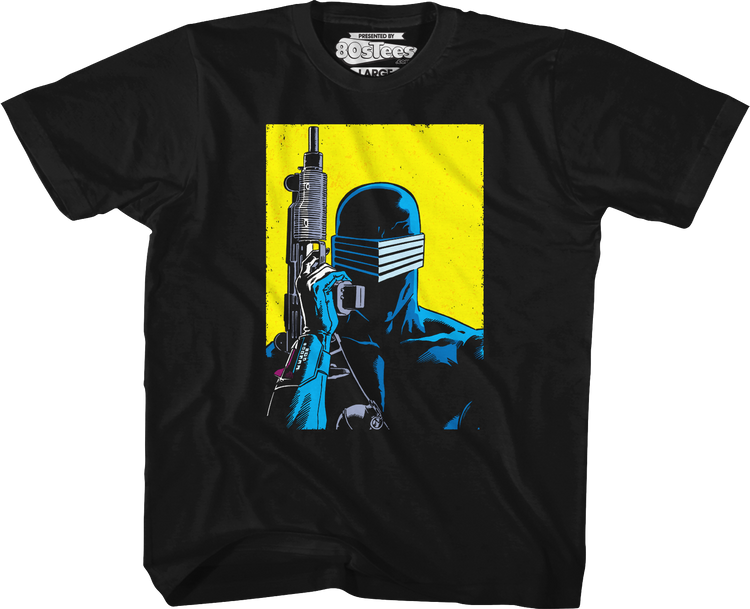 Youth Snake Eyes Pit-Fall Cover GI Joe Shirt