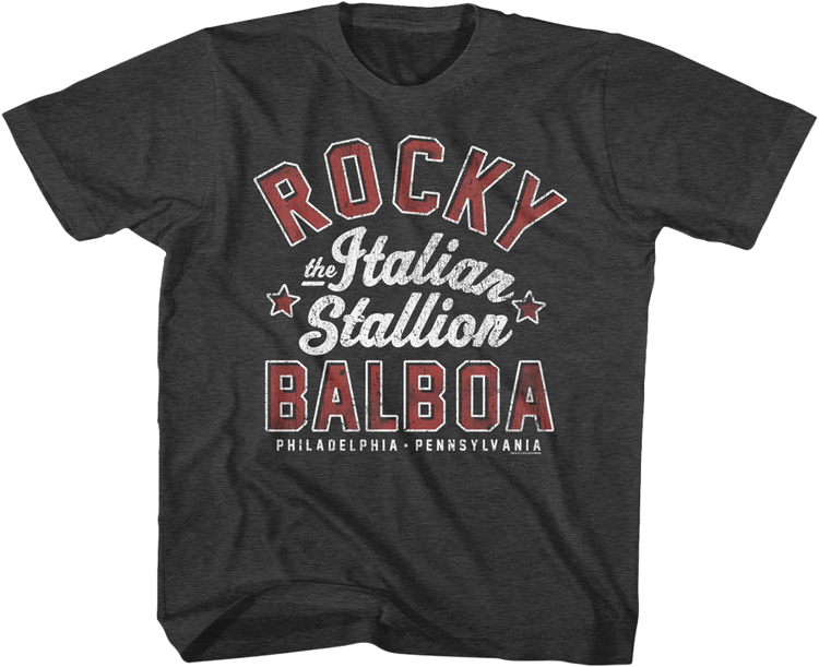 Youth The Italian Stallion Rocky Balboa Shirt