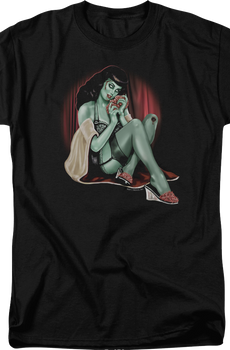 Zombie Pinup Girl T-Shirt